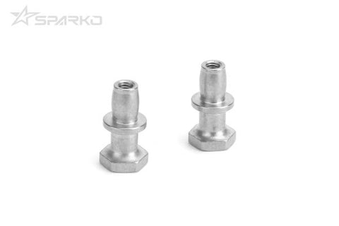 Sparko F8 Shock Ball Stud Offset 0mm for Front and Rear (2pcs) SPKF85011OP