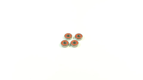 SWORKz Ball-Bearing 5x13x4 RED Rubber (4) SW116019R