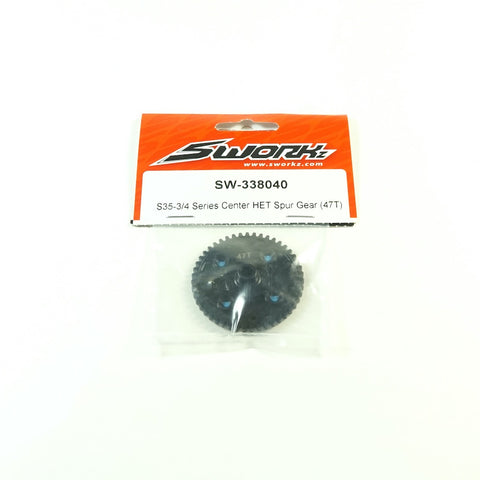 SWORKz HET Center HET Spur Gear (47T) SKU: SW338040